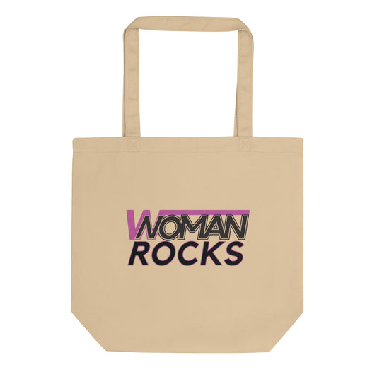 Woman Rocks Statement Tote Bag