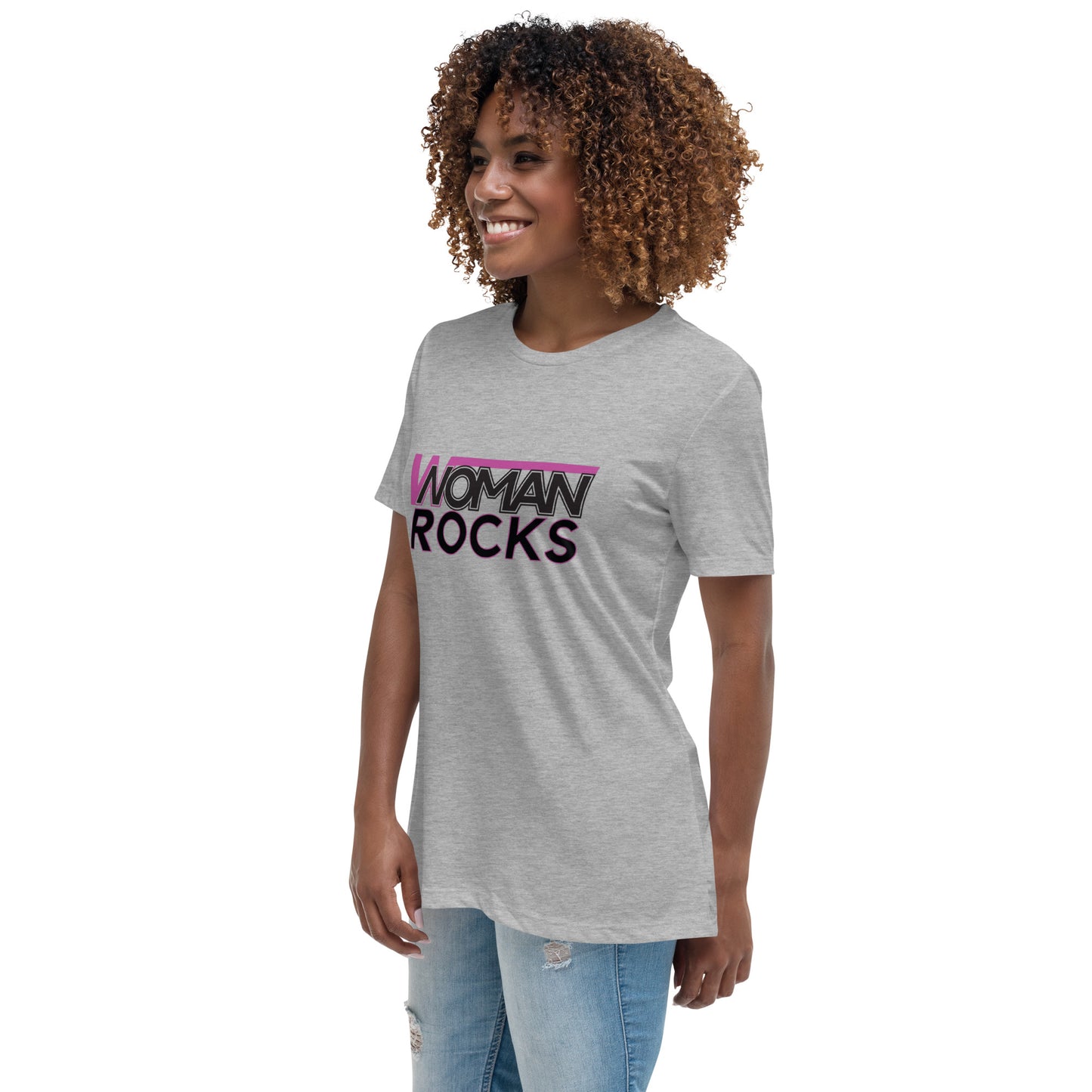 Woman Rocks Statement Tee