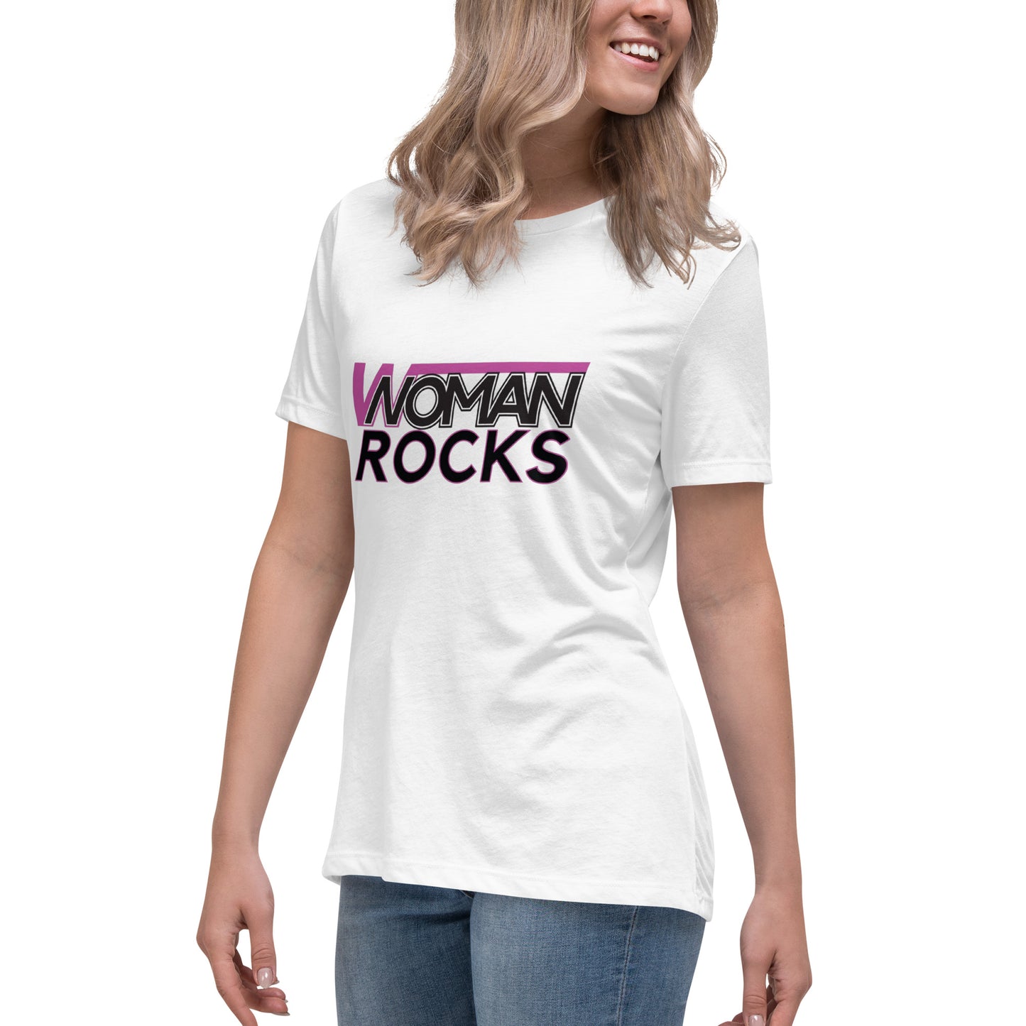 Woman Rocks Statement Tee